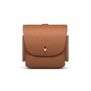AirPods 3 対応 カラビナ付 本革ケース LEATHER CASE ブラウン EL_AP3CSPULE_BR