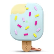 AirPods 3 対応 カラビナ付 シリコンケース ICE CREAM ミント EL_AP3CSSCIE_MT