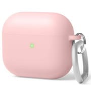 AirPods 3 対応 カラビナ付 耐衝撃ケース LIQUID HYBRID HANG ラブリーピンク EL_AP3CSSCLG_PK
