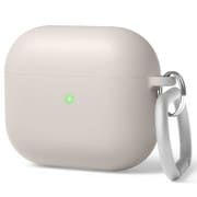 AirPods 3 対応 カラビナ付 耐衝撃ケース LIQUID HYBRID HANG ストーン EL_AP3CSSCLG_ST