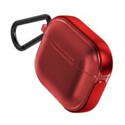 AirPods 3 対応 カラビナ付 耐衝撃 ハードケース Air レッド RT_AP3CSAPAP_RD