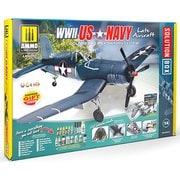 AMO-7723 塗料セット ソリューションボックス WW.II 米海軍航空機 （後期） [プラモデル用塗料]