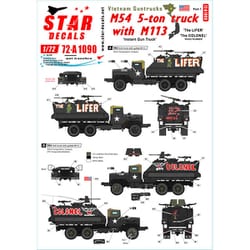 SD72-A1090 1/72 デカール ベトナム戦争 ベトナムにおけるガントラック [プラモデル用品]