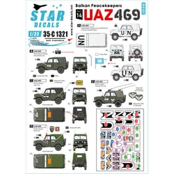 ヨドバシ.com - スターデカール STAR DECALS SD35-C1321 1/35 デカール 現用 欧/ユーゴ  ボスニアとコソボでのUAZ-469 UN/IFOR/SFOR/KFORのマーキング [プラモデル用品] 通販【全品無料配達】