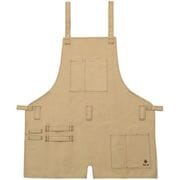 道具屋仕立てのやわらかエプロン BEIGE