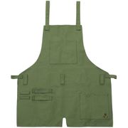 道具屋仕立てのやわらかエプロン OLIVE