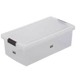 収納ケース 蓋付き プラスチック ワイド クリア 奥行45 MA-3033