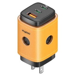 急速充電器 耐熱本革 GaN（窒化ガリウム）採用 USB-C×2/USB-A×1 SPG-100