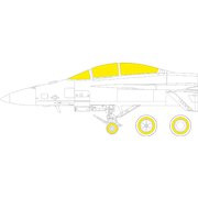 EDUJX283 1/32 マスクシート F/A-18F Tフェース 両面塗装マスクシール （レベル用） [プラモデル用品]