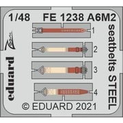 EDUFE1238 1/48 ZOOMエッチングパーツ A6M2 零戦 シートベルト （ステンレス製） （エデュアルド用） [プラモデル用パーツ]