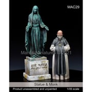 MAC29 1/35 ミリタリーフィギュア 祝福されし聖母の像と修道士 [組立式プラスチックモデル]