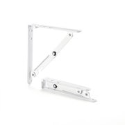 折畳み棚受金具 2本セット 小 200mm 白