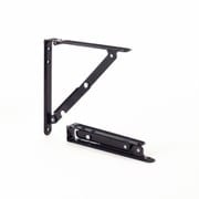 折畳み棚受金具 2本セット 小 200mm 黒