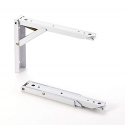 折畳み棚受 タッチポン 2本セット 200mm 白
