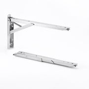 折りたたみ式棚受 ステンレスタッチポン 2本セット 300mm