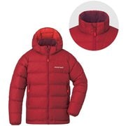 トラベル ダウンパーカ Kid's 100-120 1101620 ワインレッド 100サイズ [アウトドア ダウンウェア キッズ]