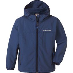 mont-bell 子ども用ウェア フード付き 青　120センチ モンベル mont-bell O.D.パーカ Kid's 100-120（キッズ