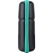 自転車用 ツールケース スリムロングタイプ カーボン柄/グリーンファスナー R25-O-TOOLCASE-GR