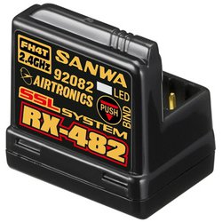 SANWA サンワ 受信機 RX-482 ラジドリ ラジコン ヨドバシ.com - 三和電子機器 SANWA RX-482 ANT内蔵 2.4GHz FH4