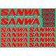 SANWAデカール （RED）