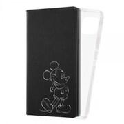 AQUOS sense6 「ディズニーキャラクター」/手帳型 FLEX CASE ホットスタンプ/「ミッキーマウス」 INR-DAQSE6FXI/MK
