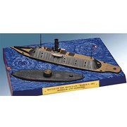 AMCL77257 1/210 艦船プラモデル モニター＆1/300 メリマックアメリカ 南北戦争ハンプトン・ローズ海戦セット [組立式プラスチックモデル]