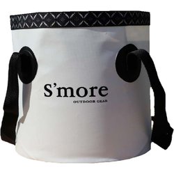 smore bucket20 SMObba20whi ホワイト [アウトドア 折りたたみバケツ]