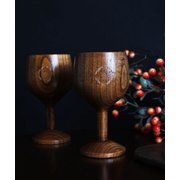 木製 ミニワイングラス 1個 SMOxw001aFbrw [アウトドア カップ]