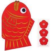 D ぽち袋  鯛 3枚入 009121