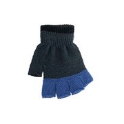 男女兼用 のびのび指切り手袋 柄 ネイビー UG713473
