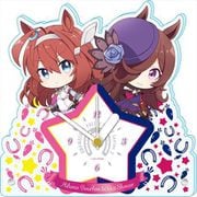 ウマ娘 プリティーダービー Season 2 ぷちちょこ アクリル置時計 ミホノブルボン＆ライスシャワー [キャラクターグッズ]