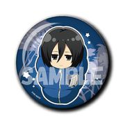 進撃の巨人 みのぶくろ びっぐ缶バッジ ミカサ・アッカーマン [キャラクターグッズ]