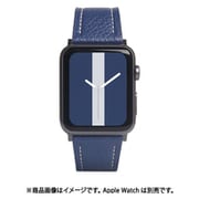 SD21970AWNB [Apple Watch用45/44/42レザーバンド ネイビーブルー]
