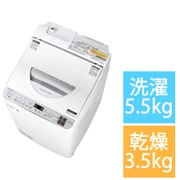 ES-TX5F-S [縦型洗濯乾燥機 洗濯5.5kg/乾燥3.5kg シルバー系]