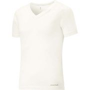 コアスパン VネックTシャツ Men's 1107687 ホワイト(WT) Lサイズ [アウトドア アンダーウェア メンズ]
