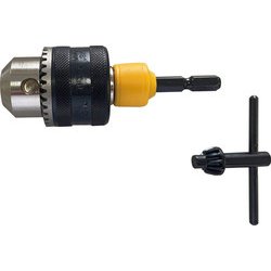 18Vインパクトドライバー対応 6.35差込 ドリルチャック チャック能力1.5-10mm 46740