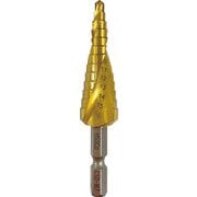 6.35差込 インパクト対応 ステンレス・鉄用 コバルトステップドリル 穴あけ能力4-16mm 46768