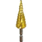 6.35差込 インパクト対応 ステンレス・鉄用 コバルトステップドリル 穴あけ能力4-22mm 46769