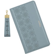AQUOS sense 4/sense 4 lite/sense 4 basic/sense 5G 用 カットワーク手帳型ケース スモーキーブルー CW-AQSE406SB