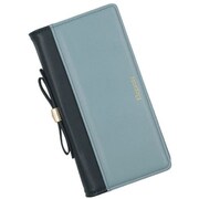 AQUOS sense 4/sense 4 lite/sense 4 basic/sense 5G 用 リボン手帳型ケース ダークネイビー RU-AQSE405DN