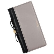 AQUOS sense 4/sense 4 lite/sense 4 basic/sense 5G 用 リボン手帳型ケース モノクローム RU-AQSE406MC