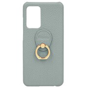 Galaxy A52 5G 用 ポッシュ背面型ハードケース ブルーグレー HP-GAA52BG