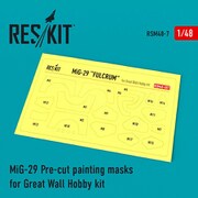 RSKM48-0007 1/48 塗装用マスキングシール MiG-29 （グレートウォール用） [プラモデル用品]