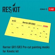 RSKM48-0015 1/48 塗装用マスキングシール ハリアー GR1/GR3 （キネティック用） [プラモデル用品]