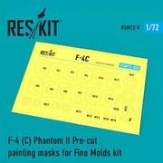 RSKM72-0008 1/72 塗装用マスキングシール F-4C ファントムII （ファインモールド用） [プラモデル用品]