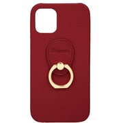 HP-IP12MDR [iPhone 12 mini 用 ポッシュ背面型ハードケース ダークレッド]