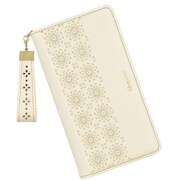 CW-IP1301IV [iPhone 13 用 カットワーク手帳型ケース アイボリー]