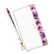 BL-IP1301WH [iPhone 13 用 フラワー手帳型ケース ホワイト]