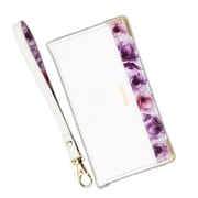 BL-IP13M01WH [iPhone 13 mini 用 フラワー手帳型ケース ホワイト]