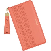 CW-IP13P04CO [iPhone 13 Pro 用 カットワーク手帳型ケース コーラル]